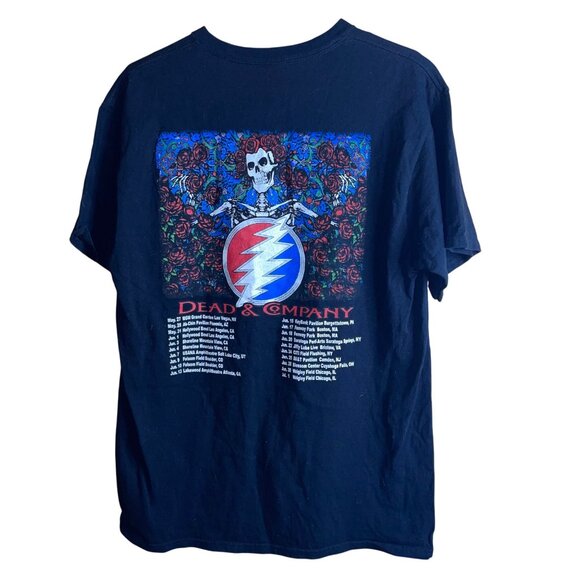 Dead Company Mens Tee Shirt Size XL Black 2017 Summer US Tour Pure Cotton - Picture 2 of 7